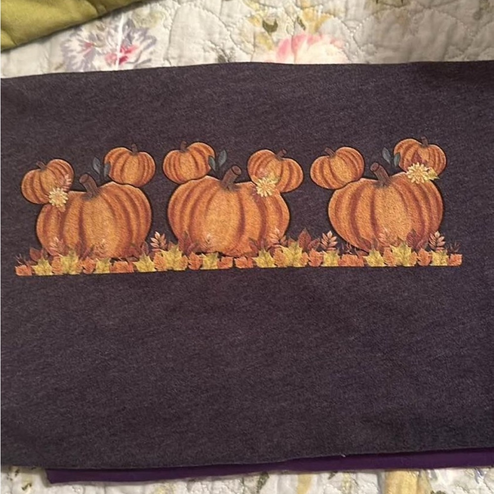 Disney inspired 3 pumpkins fall short sleeve crew neck t shirts bella canvas